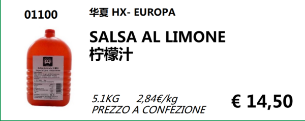 SALSA AL LIMONE